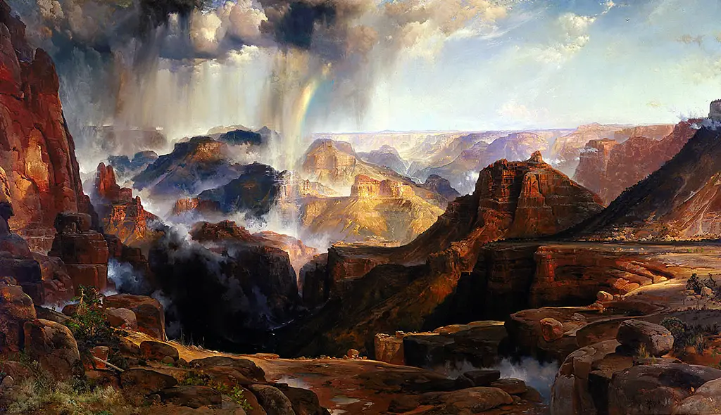 The Chasm of the Colorado in Detail Thomas Moran
